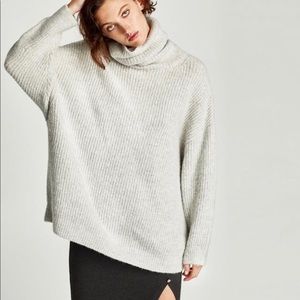Zara oversized turtleneck sweater